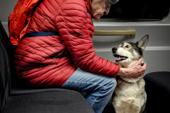 23_Dam-med-hund_Anneli-Sanden_Lekebergs-Fotoforening